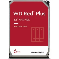Western Digital Red Plus 6TB HDD Σκληρός Δίσκος 3.5" SATA III 5400rpm με 256MB Cache για NAS