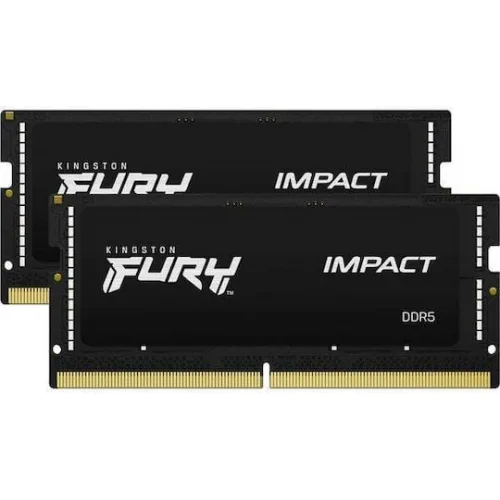 Kingston Fury Impact DDR5 32GB RAM με 2x16GB Modules και Ταχύτητα 5600 για Laptop