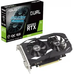 Asus GeForce RTX 3050 6GB GDDR6 Dual OC Κάρτα Γραφικών