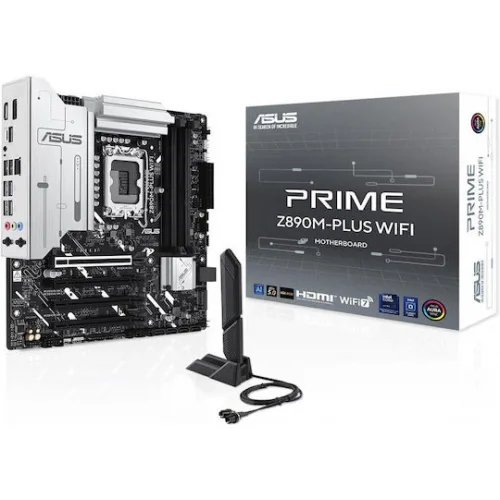 Asus Prime Z890M-PLUS Wifi rev. 1.0 Motherboard Micro ATX με Intel 1851 Socket 90MB1J80-M0EAY0
