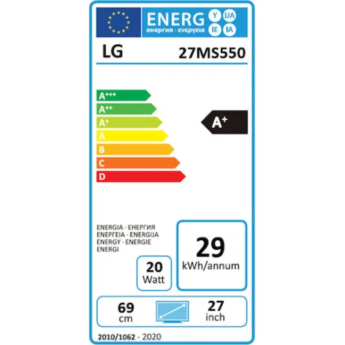 LG 27MS550-B IPS Monitor 27" FHD 1920x1080 με Χρόνο Απόκρισης 5ms GTG
