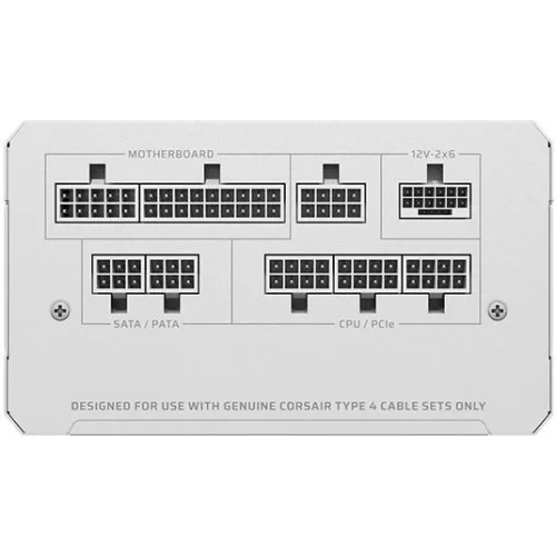Corsair RMe Series RM1000e 1000W Λευκό Τροφοδοτικό Υπολογιστή Full Modular 80 Plus Gold