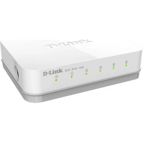 D-Link GO-SW-5G Unmanaged L2 Switch με 5 Θύρες Gigabit (1Gbps) Ethernet