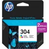 HP 304 Γνήσιο Μελάνι Εκτυπωτή InkJet Πολλαπλό (Color) (N9K05AE)