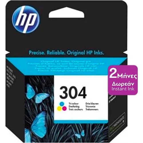 HP 304 Γνήσιο Μελάνι Εκτυπωτή InkJet Πολλαπλό (Color) (N9K05AE)