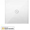Meross Χωνευτός Διακόπτης Τοίχου Wi-Fi Φωτισμού Μονός με Πλαίσιο Λευκός