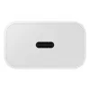 Samsung Φορτιστής Χωρίς Καλώδιο GaN με Θύρα USB-C 25W Power Delivery Λευκός (EP-T2510N)