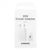 Samsung Φορτιστής Χωρίς Καλώδιο GaN με Θύρα USB-C 25W Power Delivery Λευκός (EP-T2510N)