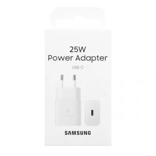 Samsung Φορτιστής Χωρίς Καλώδιο GaN με Θύρα USB-C 25W Power Delivery Λευκός (EP-T2510N)
