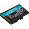 Kingston Canvas Go Plus microSDXC 256GB Class 10 U3 V30 A2 UHS-I με αντάπτορα