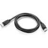 Lenovo Cable DisplayPort male - DisplayPort male 1.8m Μαύρο (0A36537)