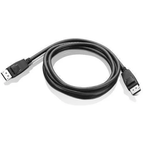Lenovo Cable DisplayPort male - DisplayPort male 1.8m Μαύρο (0A36537)