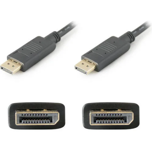 Lenovo Cable DisplayPort male - DisplayPort male 1.8m Μαύρο (0A36537)