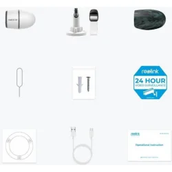 Reolink G340 IP Κάμερα Παρακολούθησης 4G 4K Αδιάβροχη Μπαταρίας με Αμφίδρομη Επικοινωνία