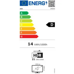 AOC 24B36X IPS HDR Monitor 23.8" FHD 1920x1080 144Hz με Χρόνο Απόκρισης 4ms GTG