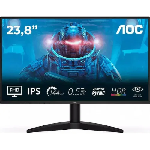 AOC 24B36X IPS HDR Monitor 23.8" FHD 1920x1080 144Hz με Χρόνο Απόκρισης 4ms GTG