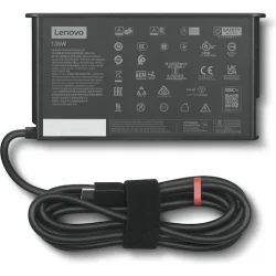 Lenovo USB-C Φορτιστής Laptop 135W με Αποσπώμενο Καλώδιο Τροφοδοσίας