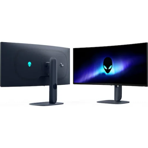 Dell Alienware AW3425DW Ultrawide QD-OLED HDR Curved Gaming Monitor 34.2" QHD 3440x1440 240Hz με Χρόνο Απόκρισης 0.03ms GTG