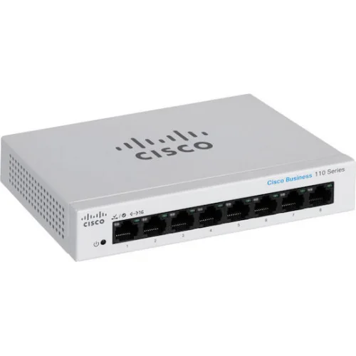 Cisco CBS110-8T-D Unmanaged L2 Switch με 8 Θύρες Gigabit (1Gbps) Ethernet