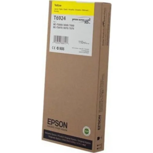 Epson T6924 Γνήσιο Μελάνι Εκτυπωτή InkJet Κίτρινο (C13T692400)