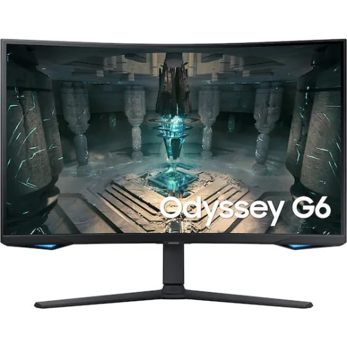 Samsung Odyssey G6 VA HDR Curved Gaming Monitor 32" QHD 2560x1440 240Hz με Χρόνο Απόκρισης 1ms GTG