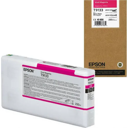 Epson Γνήσιο Μελάνι Εκτυπωτή InkJet Ματζέντα (C13T913300)
