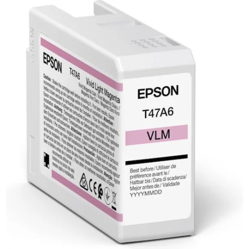 Epson T47A6 Ultrachrome PRO 10 Γνήσιο Μελάνι Εκτυπωτή InkJet Ανοιχτό Ματζέντα (C13T47A60N)