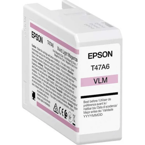 Epson T47A6 Ultrachrome PRO 10 Γνήσιο Μελάνι Εκτυπωτή InkJet Ανοιχτό Ματζέντα (C13T47A60N)