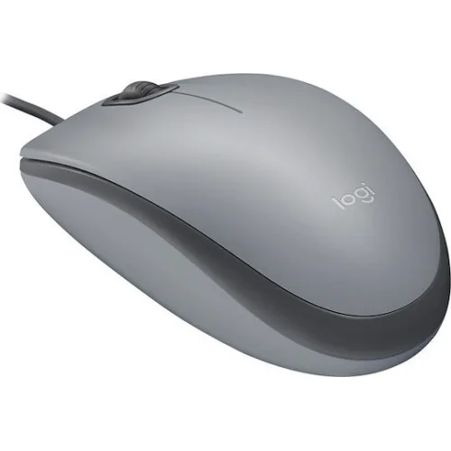 Logitech M110 Silent Ενσύρματο Ποντίκι Γκρι