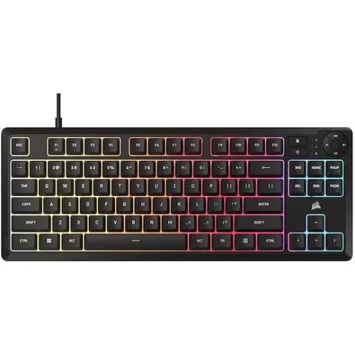 Corsair K55 Core TKL RGB Gaming Πληκτρολόγιο Tenkeyless με RGB φωτισμό (Αγγλικό US)