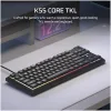 Corsair K55 Core TKL RGB Gaming Πληκτρολόγιο Tenkeyless με RGB φωτισμό (Αγγλικό US)