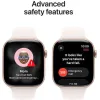 Apple Watch Series 11 Aluminium 42mm Αδιάβροχο με Παλμογράφο (Rose Gold Aluminium Case with Light Blush Sport Band - S/M)