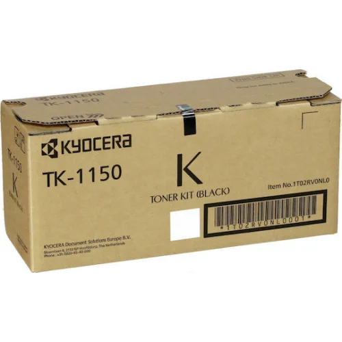 Kyocera TK-1150 Γνήσιο Toner Laser Εκτυπωτή Μαύρο 3000 Σελίδων (1T02RV0NL0) Kyocera TK-1150 Γνήσιο Toner Laser Εκτυπωτή Μαύρο 3000 Σελίδων (1T02RV0NL0)