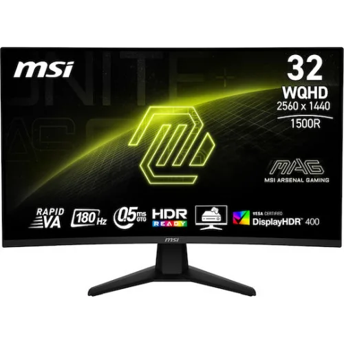 MSI MAG 32CQ6F VA HDR Monitor 31.5" QHD 2560x1440 180Hz με Χρόνο Απόκρισης 0.5ms GTG