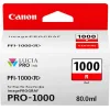 Canon PFI-1000 Γνήσιο Μελάνι Εκτυπωτή InkJet Κόκκινο (0554C001)
