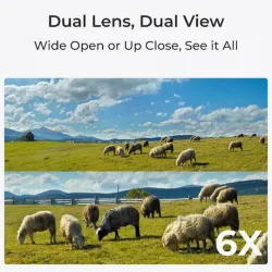 Reolink Trackmix IP Dual Κάμερα Παρακολούθησης 4G Full HD+ 4MP Αδιάβροχη Μπαταρίας με Αμφίδρομη Επικοινωνία