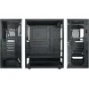 Supercase 19a Series Hermes Gaming Midi Tower Κουτί Υπολογιστή με Πλαϊνό Παράθυρο και RGB Φωτισμό Μαύρο