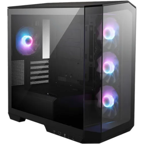 MSI MAG Pano M100R Gaming Micro Tower Κουτί Υπολογιστή με Πλαϊνό Παράθυρο Μαύρο