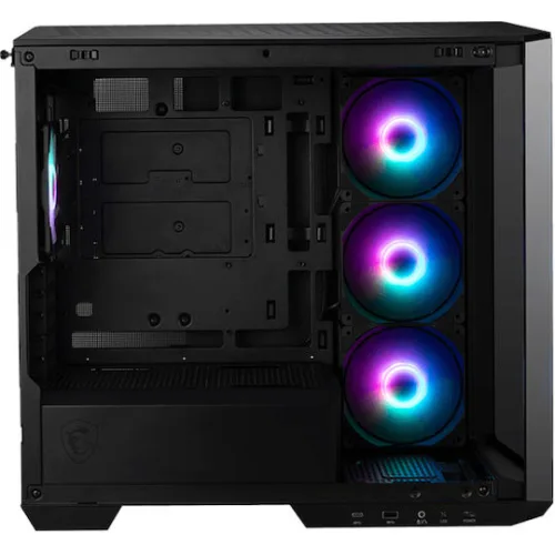 MSI MAG Pano M100R Gaming Micro Tower Κουτί Υπολογιστή με Πλαϊνό Παράθυρο Μαύρο