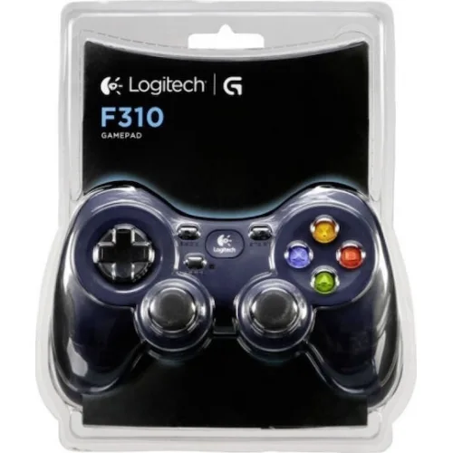Logitech F310 Ενσύρματο Gamepad για PC Μπλε