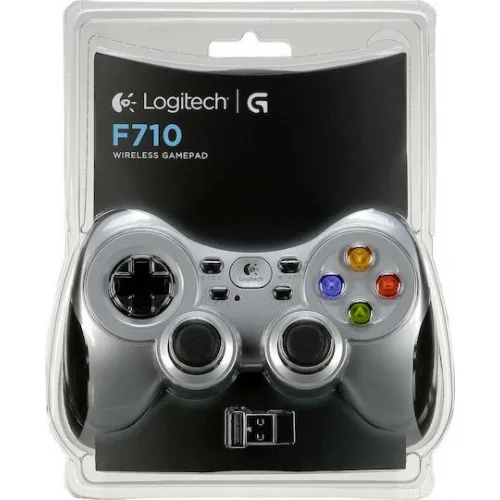 Logitech F710 Ασύρματο Gamepad για PC Γκρι