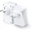 TP-LINK TL-WPA4226KIT v5 Powerline Διπλό για Ασύρματη Σύνδεση Wi‑Fi 4 με Passthrough Πρίζα και 2 Θύρες Ethernet