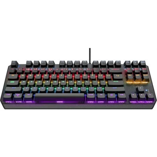 Trust GXT 834 Callaz Gaming Μηχανικό Πληκτρολόγιο με Outemu Red διακόπτες και RGB φωτισμό (Αγγλικό US)