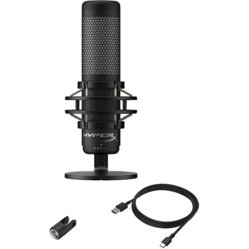 HyperX HyperX QuadCast S Δυναμικό Μικρόφωνο USB Επιτραπέζιο για Studio