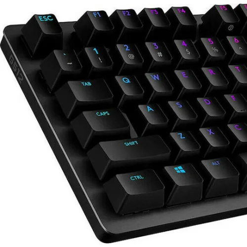 Logitech G512 Carbon Gaming Μηχανικό Πληκτρολόγιο με GX Blue διακόπτες και RGB φωτισμό (Αγγλικό US)