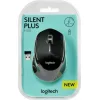 Logitech M330 Silent Plus Ασύρματο Ποντίκι Μαύρο