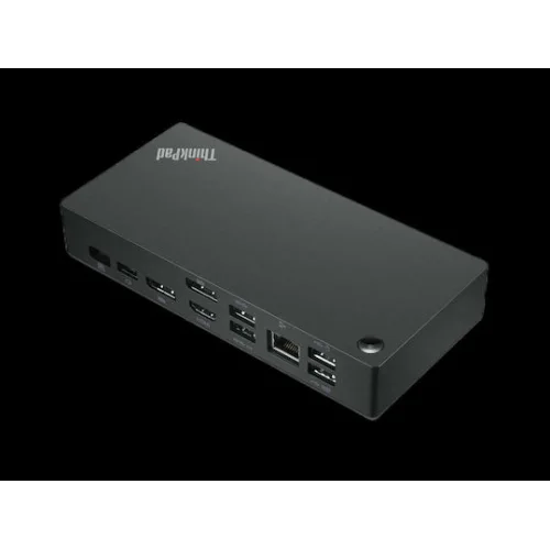 Lenovo ThinkPad Universal 90W USB-C Docking Station με HDMI/DisplayPort 4K PD Ethernet και συνδεση 3 Οθονών Μαύρο