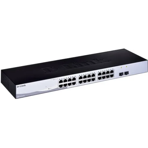 D-Link DGS-1210-26 Unmanaged L2 Switch με 26 Θύρες Gigabit (1Gbps) Ethernet και 2 SFP Θύρες