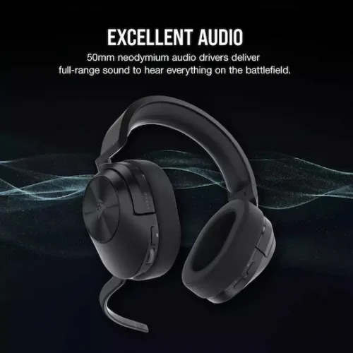 Corsair HS55 Wireless Core Over Ear Gaming Headset με σύνδεση Bluetooth