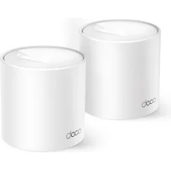 TP-LINK Deco X10 v1 Access Point Wi‑Fi 6 Dual Band (2.4 & 5GHz) σε Διπλό Kit Λευκό